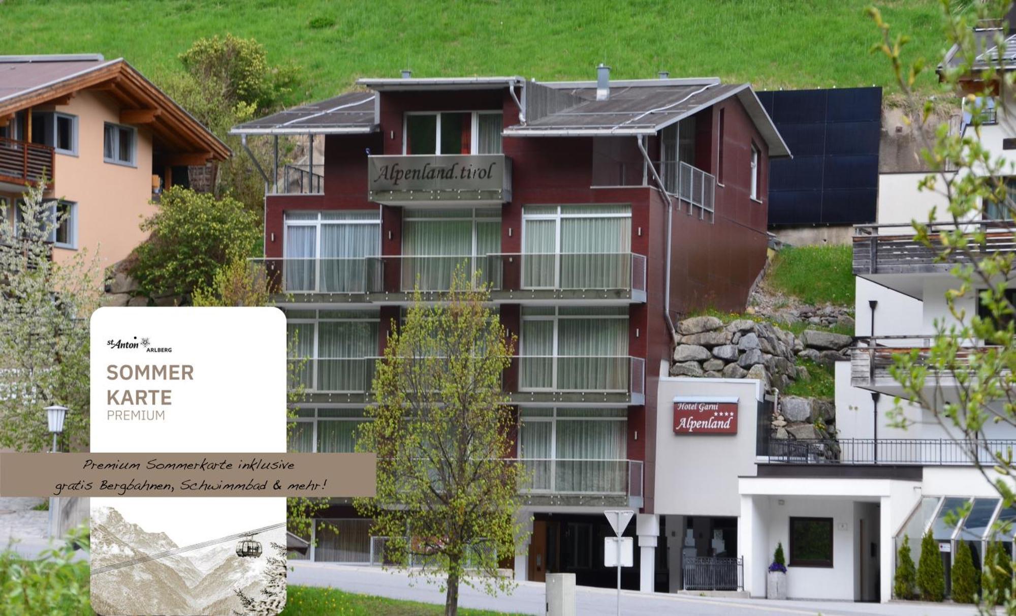 Hotel Alpenland Санкт-Антон-ам-Арльберг Екстер'єр фото